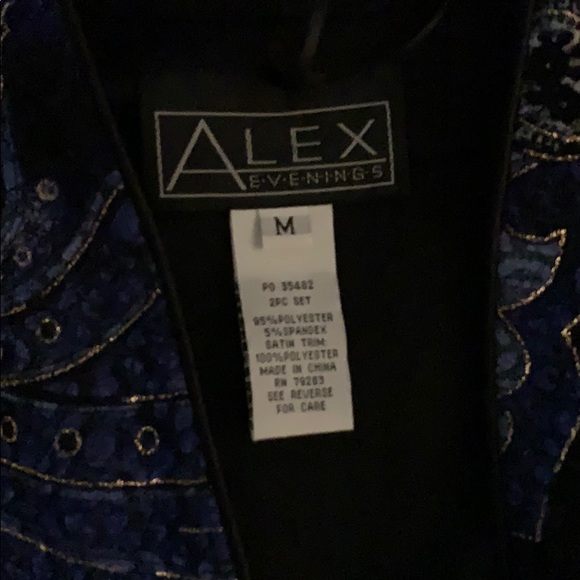 Alex Evenings Jacket with Tank - Picture 4 of 6